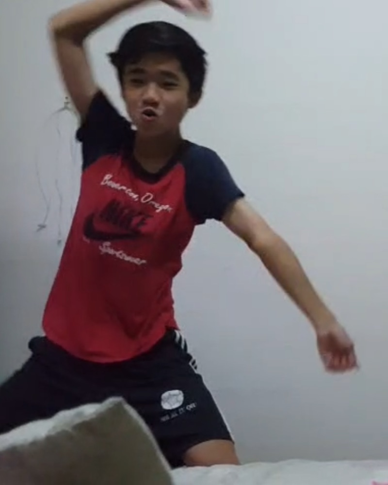 Cali Sung at 47kg, before he started